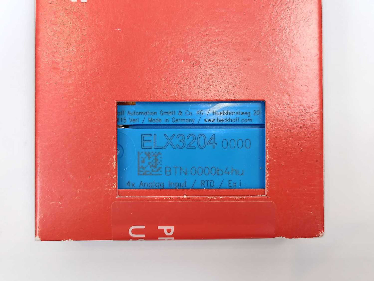 Beckhoff ELX3204-0000 4x Analog Input / RTD / Ex i