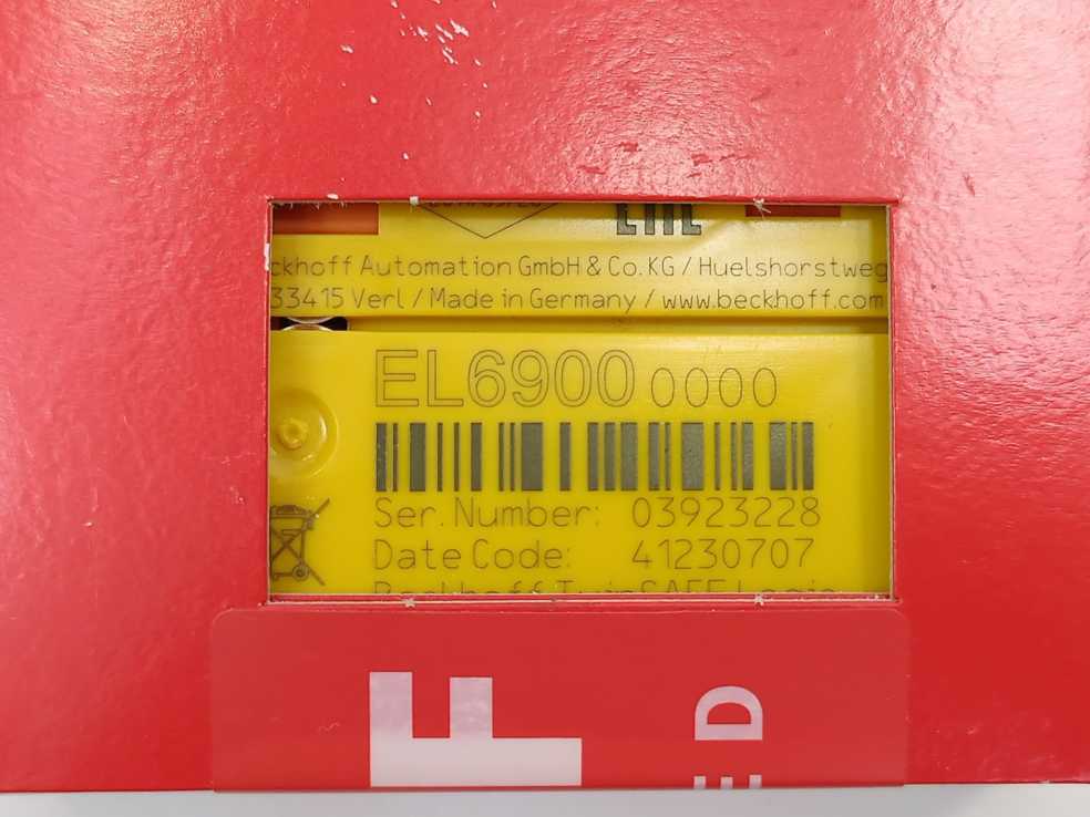 Beckhoff EL6900 EtherCAT Terminal Communication Interface, TwinSAFE Logic