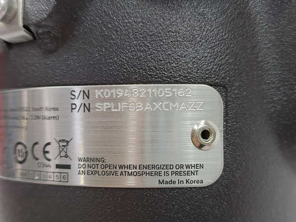 Honeywell SPLIF6BAXCMAZZ Sensepoint XRL Fixed Point Gas Detector