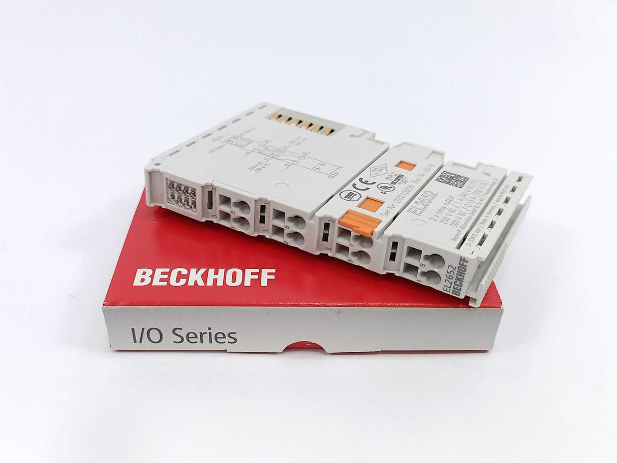 Beckhoff EL2652 Rev. 18 EtherCAT Terminal, 2-channel relay output