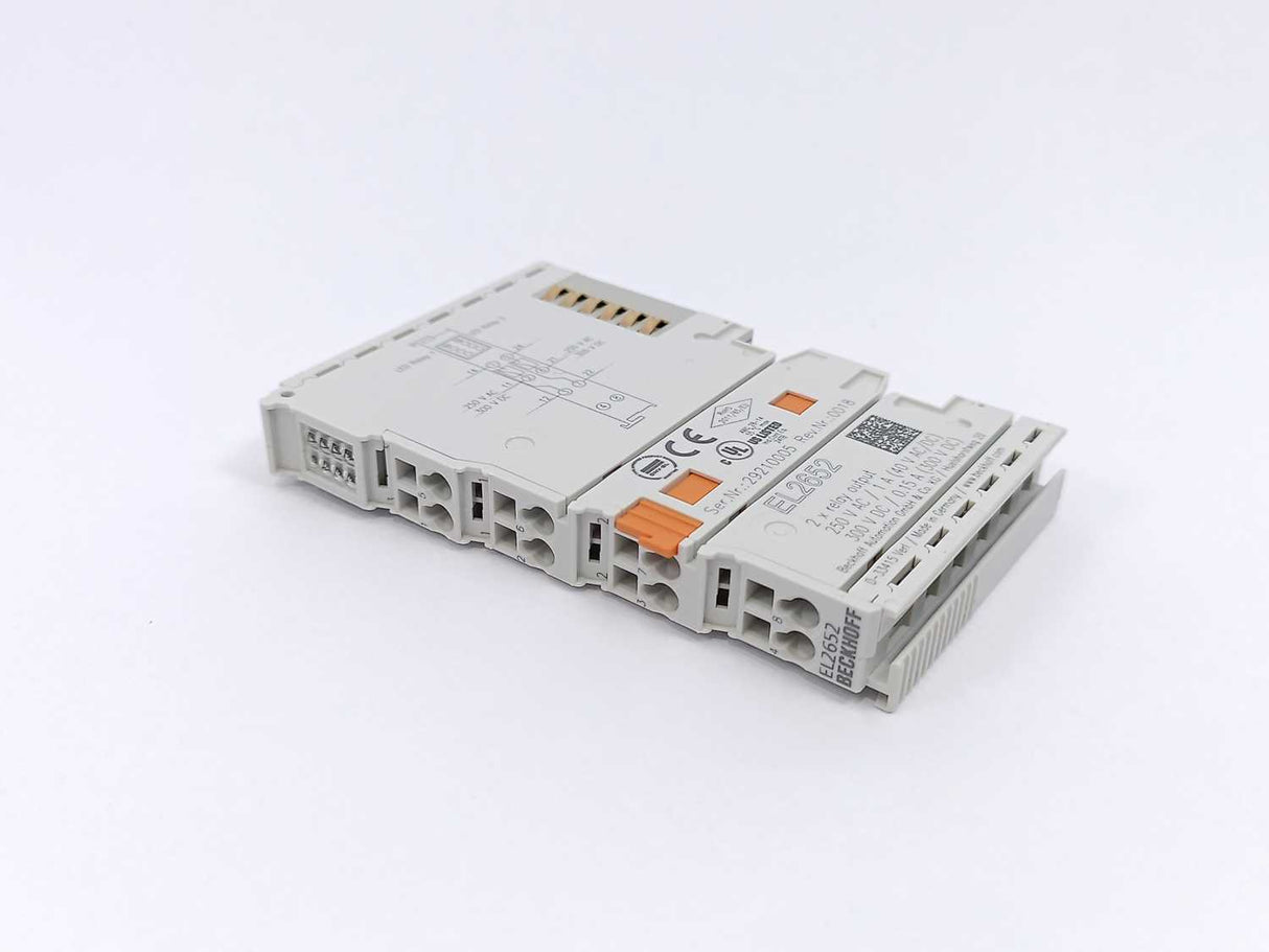 Beckhoff EL2652 Rev. 18 EtherCAT Terminal, 2-channel relay output