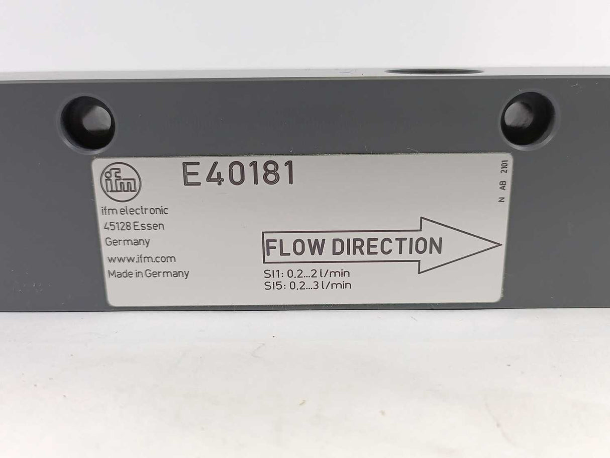 Ifm Electronic E40181 Process adapter for small volumetric flow quantities
