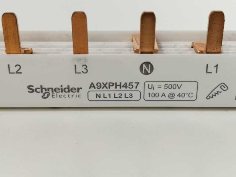 Schneider Electric A9XPH457 Acti9 Comb Busbar 4P 100A 57 Mod - 5 Pcs.