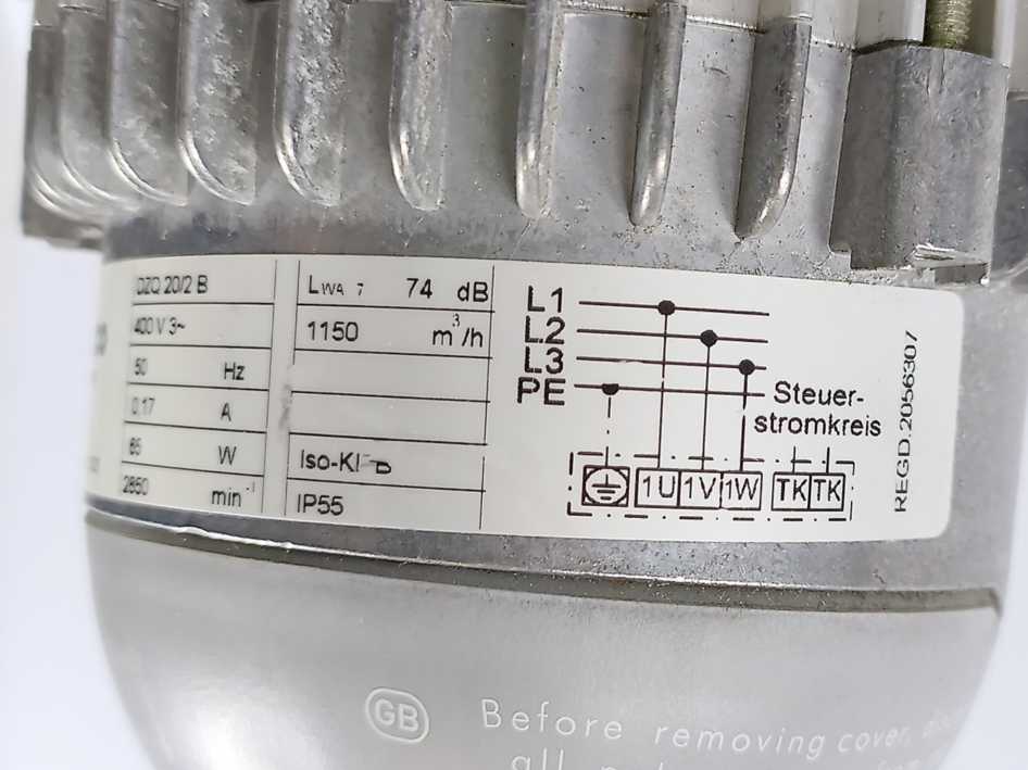 MAICO 0083.0171 DZQ 20/2 B Ex e, 400V, 50Hz, 0,17A, 65W