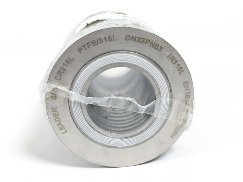 LEADER SRI CR316L PTFE/316L DN32PN63 DH66H Spiral Wound Gasket 25Pcs.