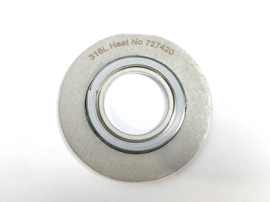 LEADER SRI CR316L PTFE/904L DN25PN63 252223.1 Spiral Wound Gasket 24 Pcs.