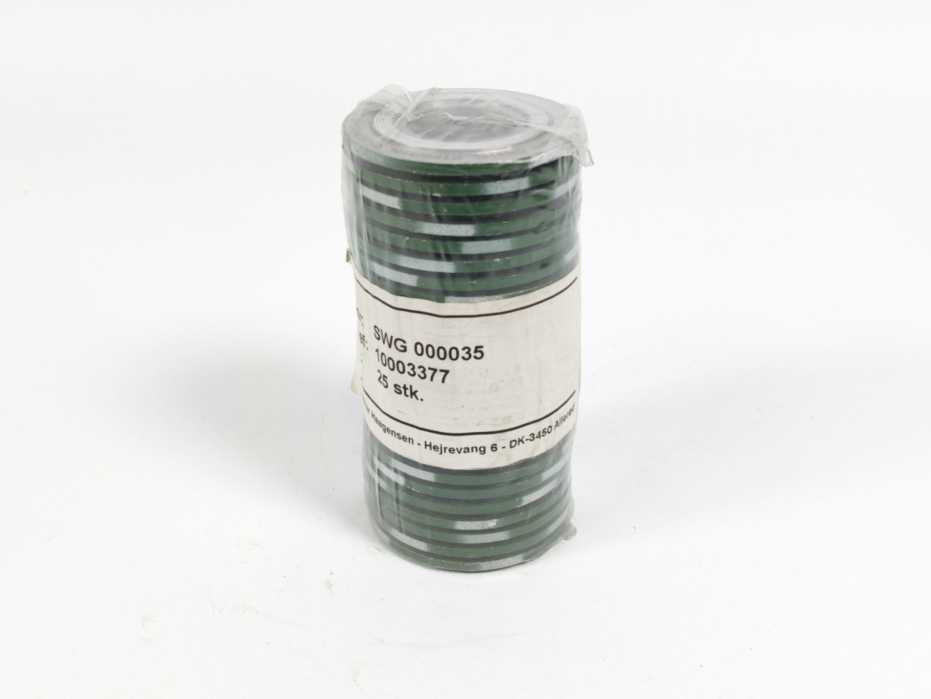 LEADER SRI CR316L PTFE/316L DN20PN10-40 DH44H Spiral Wound Gasket 25 Pcs.