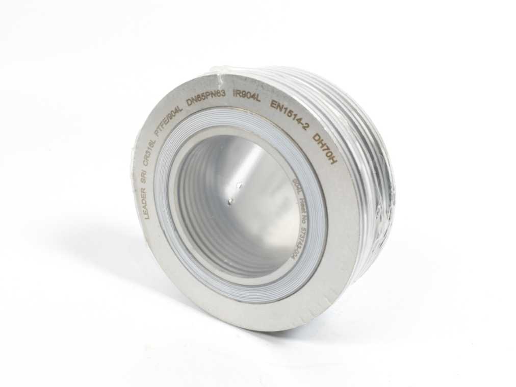 LEADER SRI CR316L PTFE/904L DN65PN63 DH70H Spiral Wound Gasket 10Pcs.