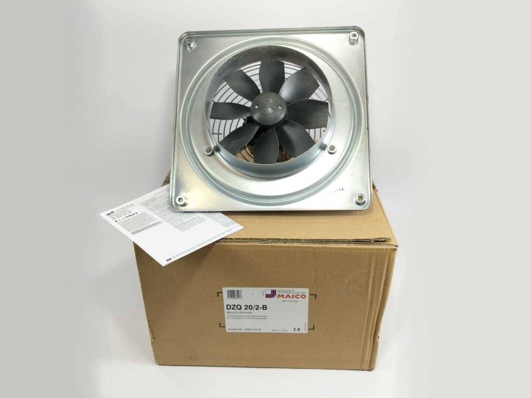 MAICO 0083.0116 DZQ 20/2 B Maico Zephir Axial Wall Fan