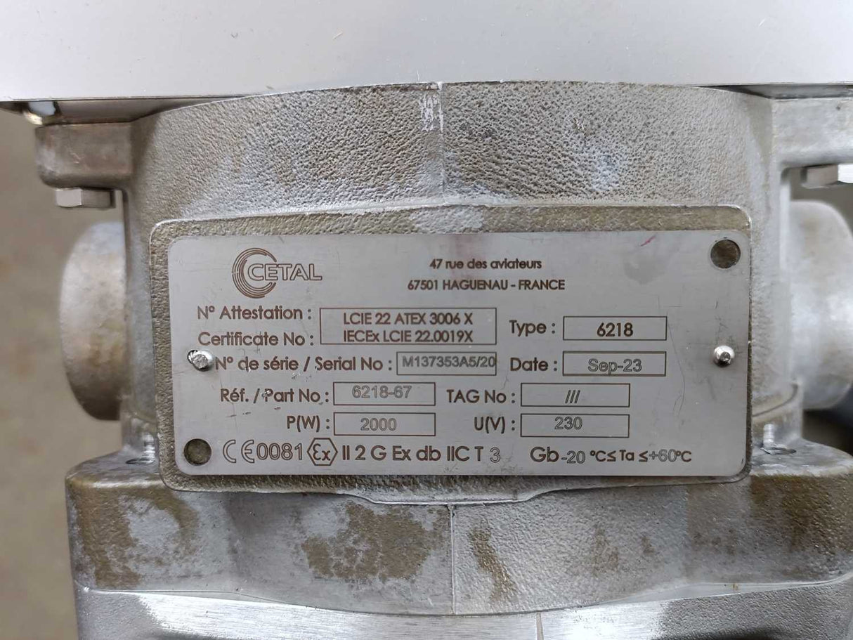 Cetal 6218-67 6218 Room Heater