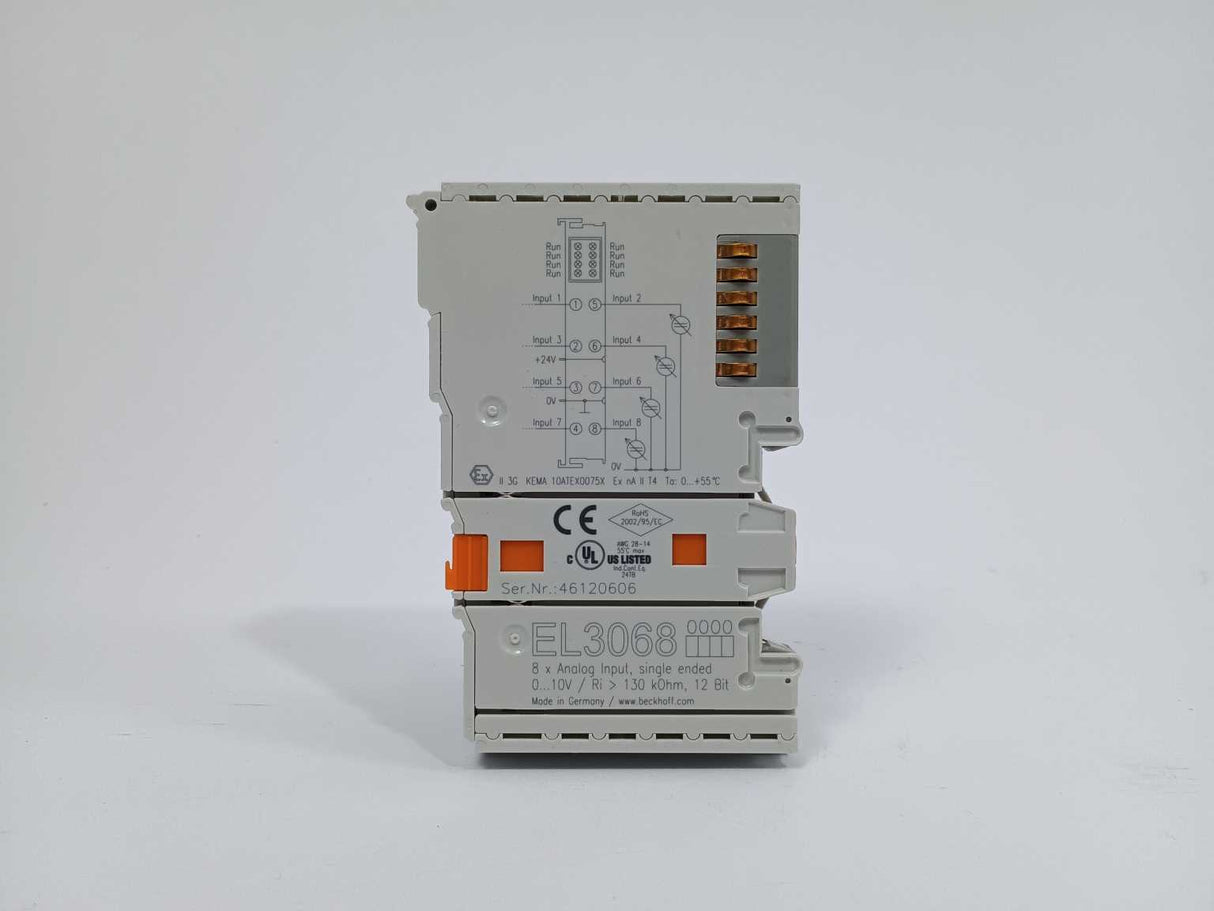 Beckhoff EL3068 8xAnalog input, single ended