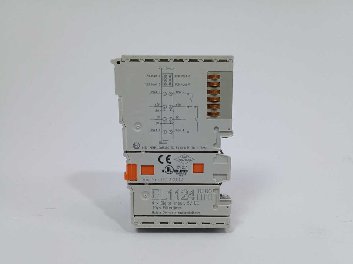 Beckhoff EL1124 4x Digital input, 5V DC