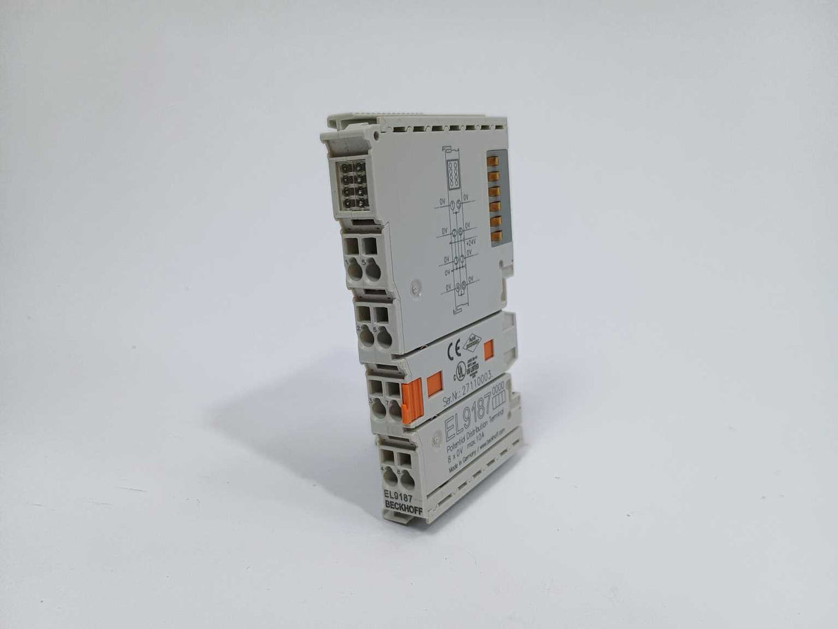 Beckhoff EL9187 Potential Distribution Terminal 8 x 0V max 10 A