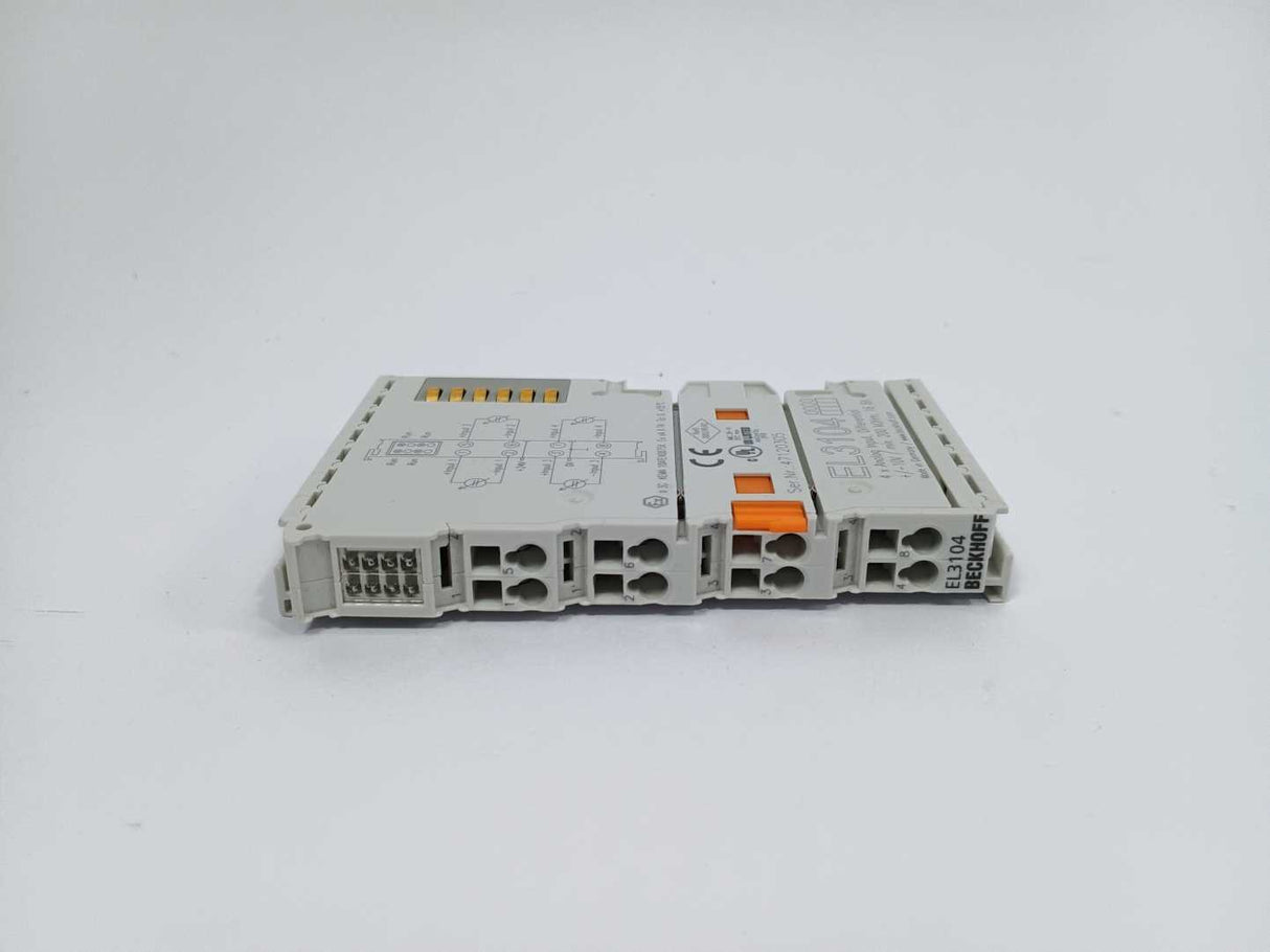 Beckhoff EL3104 4x analog input, Differential +/-10V / min. 200 k0Hm