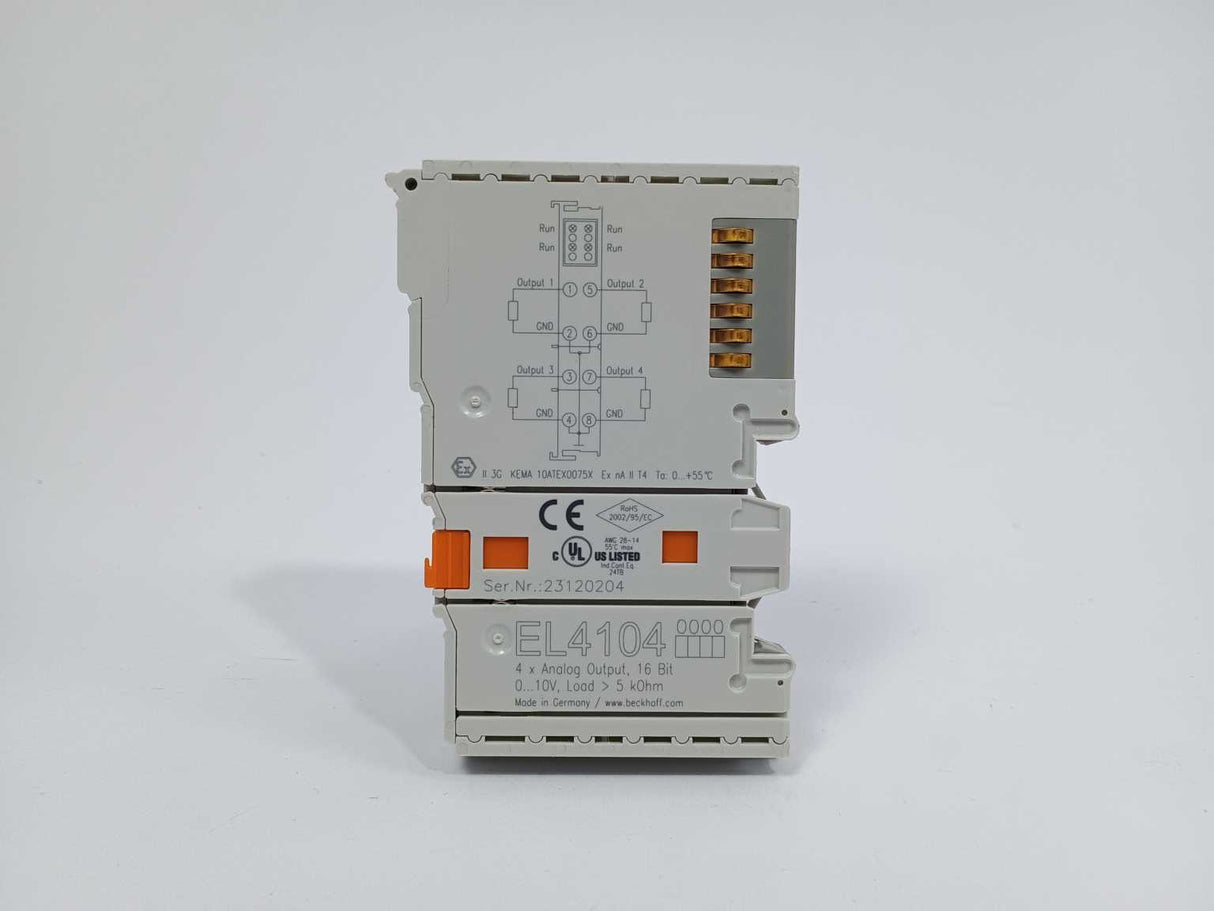 Beckhoff EL4104 4x Analog output, 16 bit 0-10V
