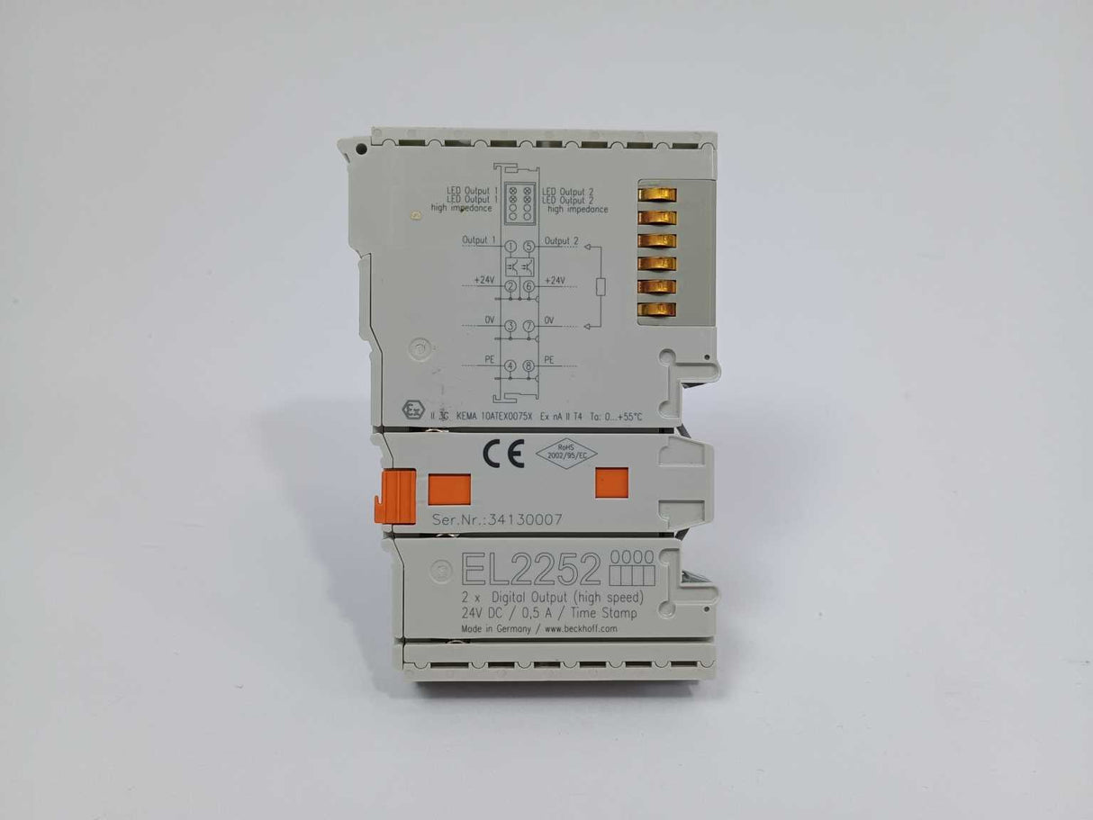 Beckhoff EL2252 2 x Digital Output (high speed) 24V DC / 0,5A