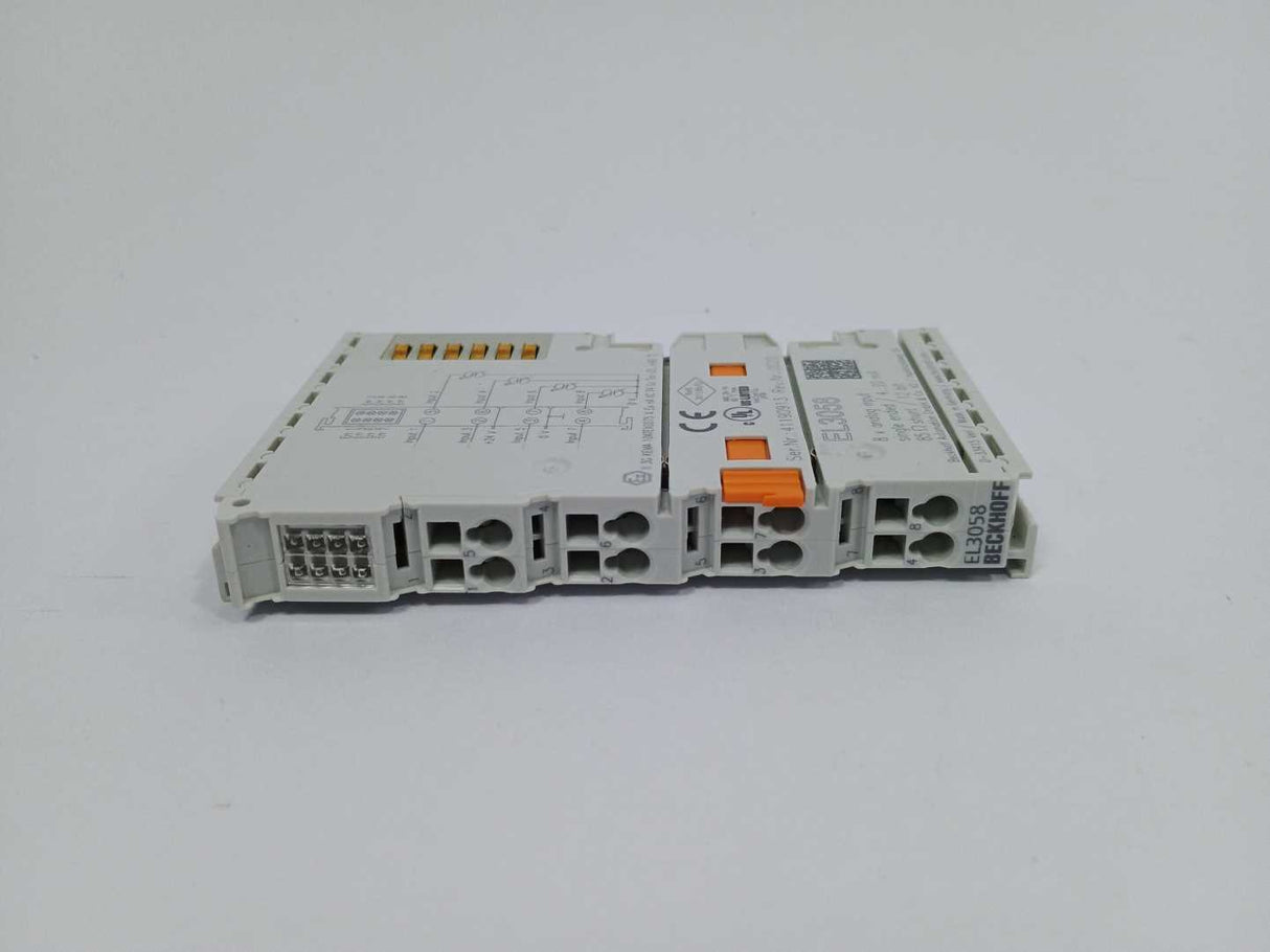 Beckhoff EL3058 8 x analog input single ended 4...20mA 85Ω shunt 12bit