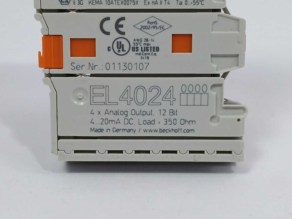 Beckhoff EL4024 4 x analog output 12bit