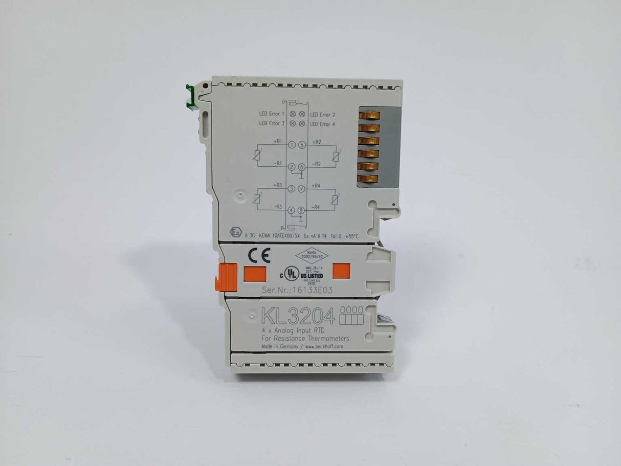 Beckhoff EL3204 4x analog input RTD For resistance Thermometers