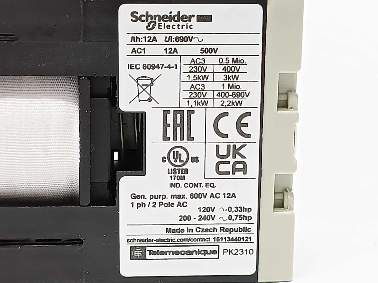 Schneider Electric LP1SK0600BD Mini contactor