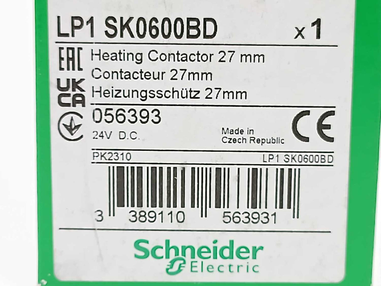 Schneider Electric LP1SK0600BD Mini contactor