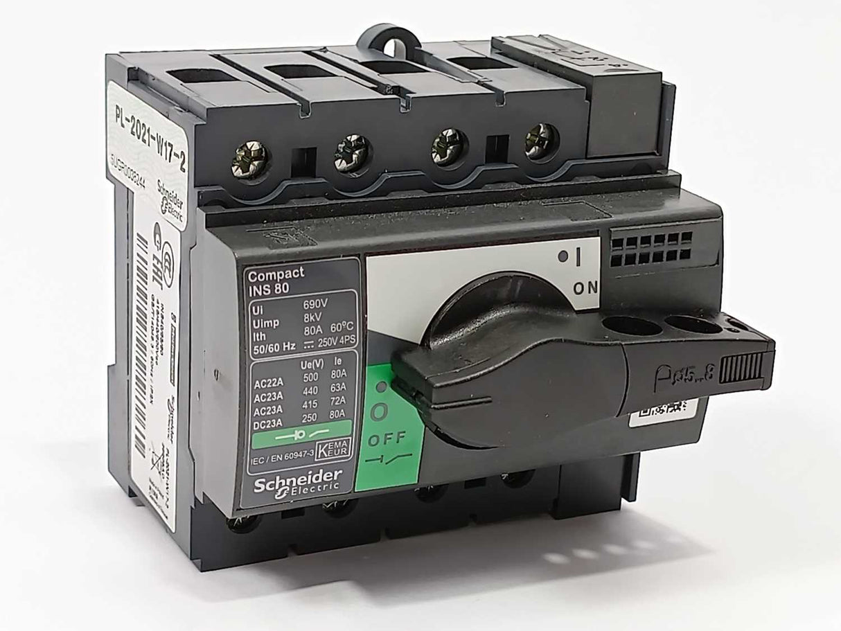 Schneider Electric 28905AD INS80 4P 80A - Switch Disconnector