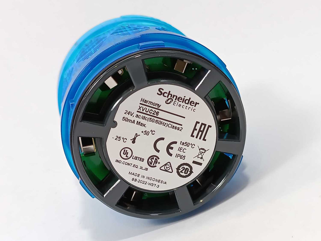 Schneider Electric XVUC26 Blue Illuminated LED Unit for Modular Tower Lights