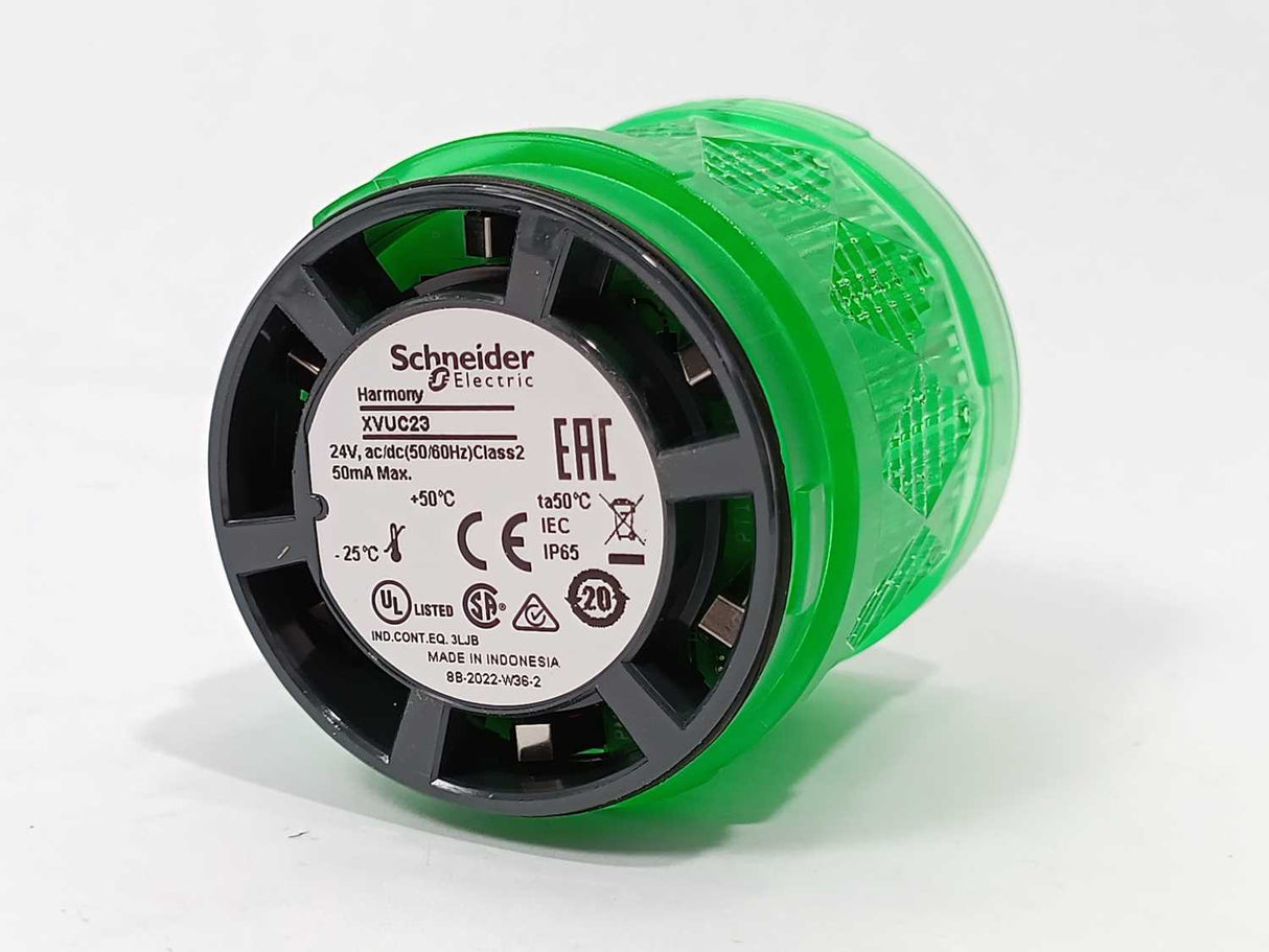 Schneider Electric XVUC23 Green Illuminated LED Unit for Modular Tower Lights