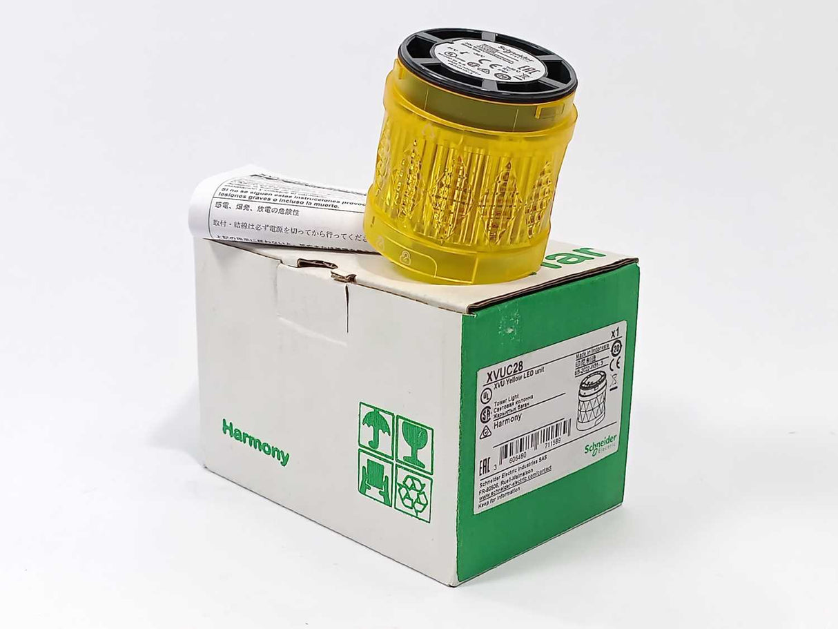 Schneider Electric XVUC28 Yellow Illuminated LED Unit for Modular Tower Lights