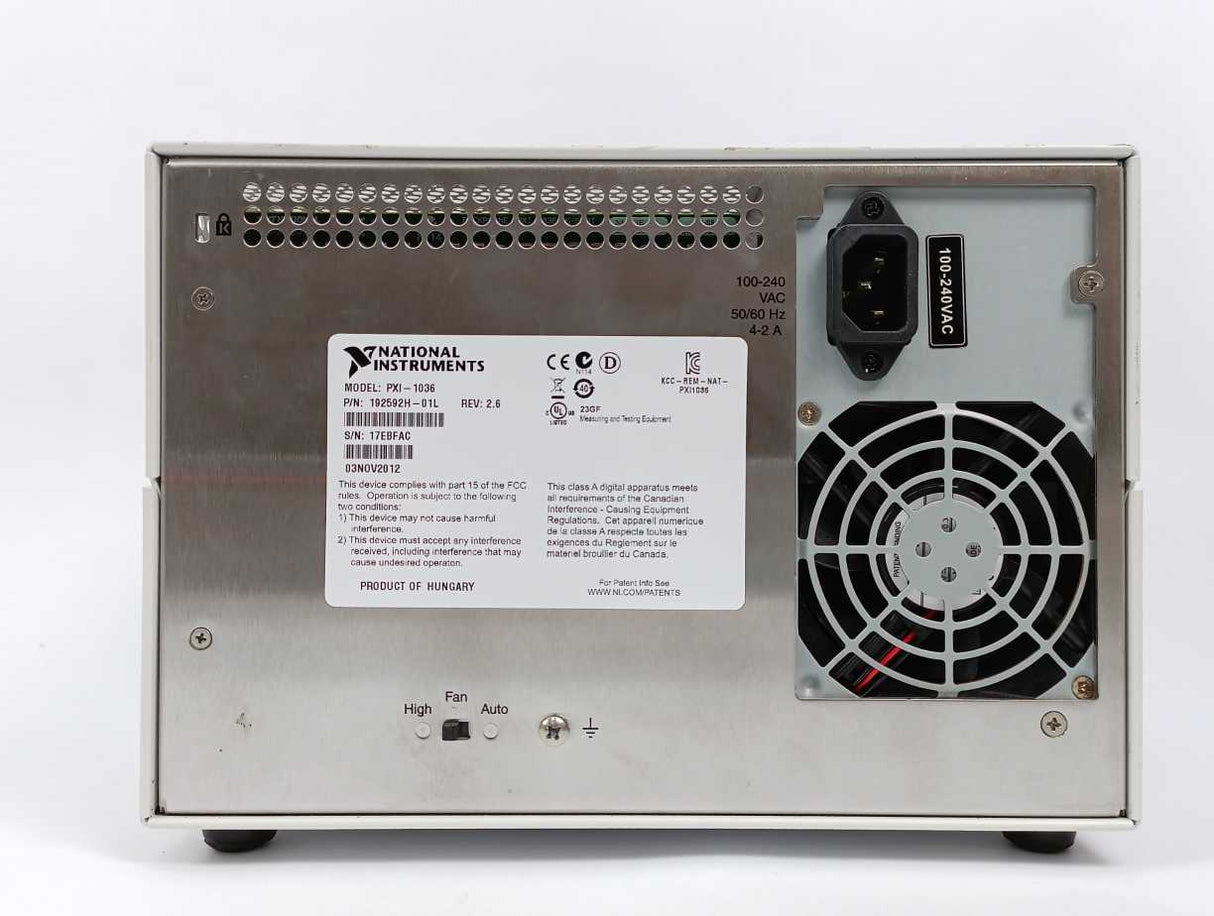 National Instruments 192592H-01L NI PXI-1036