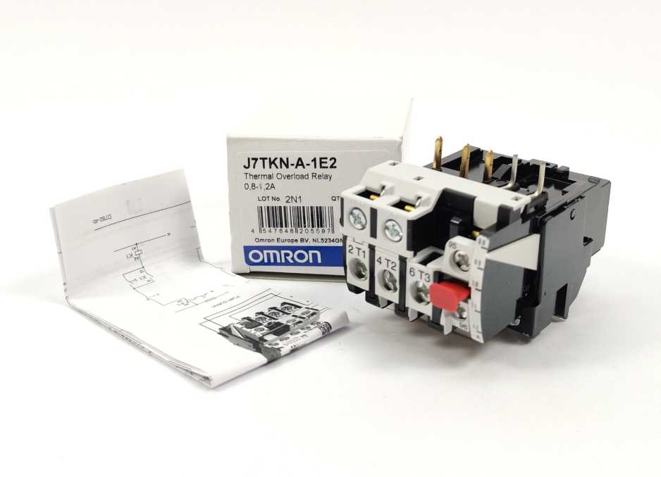 OMRON J7TKN-A-1E2 Thermal Overload Relay 0,8-1.2A