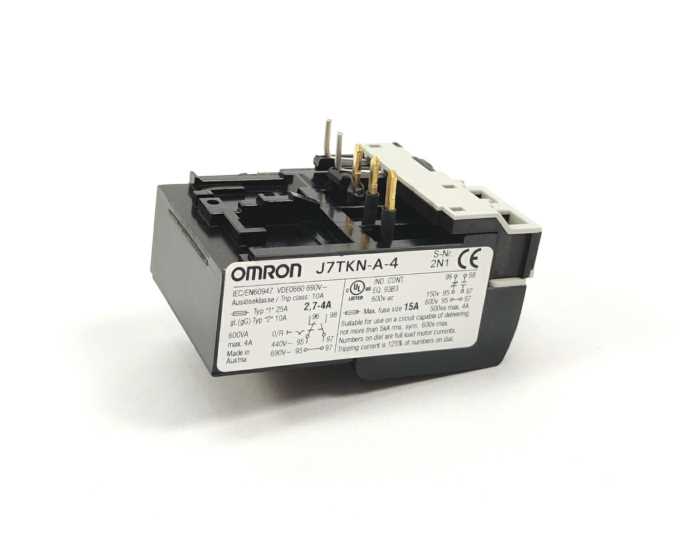 OMRON J7TKN-A-4 Thermal Overload Relay 2,7-