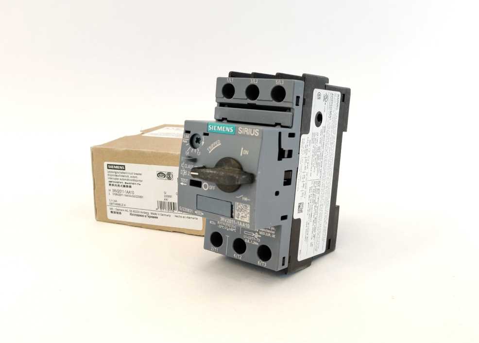 Siemens 3RV2011-1AA10 SIRIUS Circuit Breaker