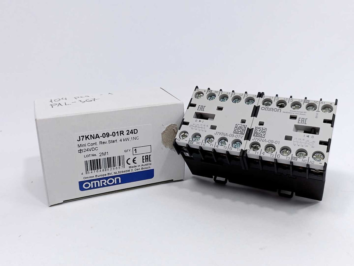 OMRON J7KNA-09-01R 24D Mini Contactor Interlocked Pair 9A/4 kW