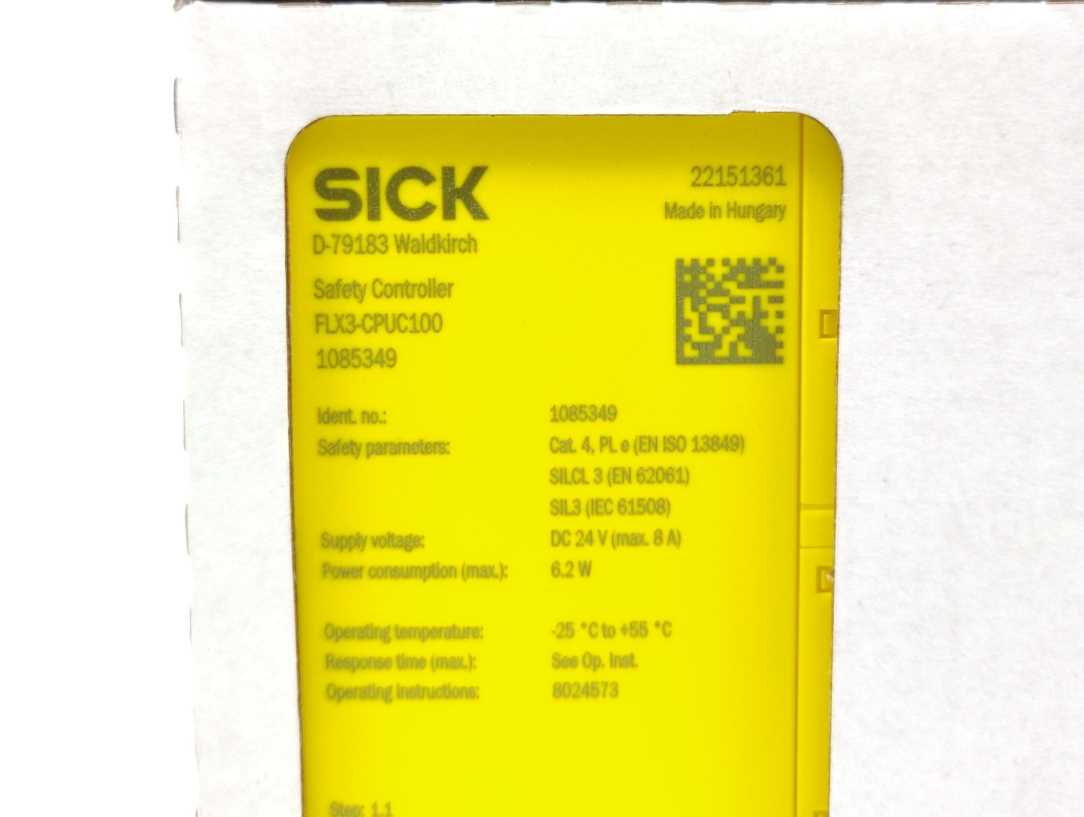 SICK FLX3-CPUC100 Safety Controler 1085349, new in box