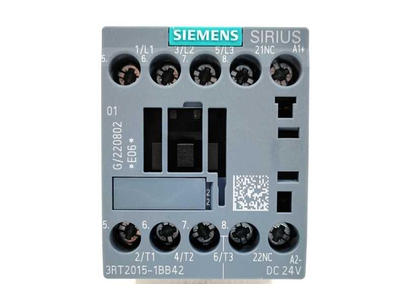 Siemens 3RT2015-1BB42 Power Contactor 24V DC coil