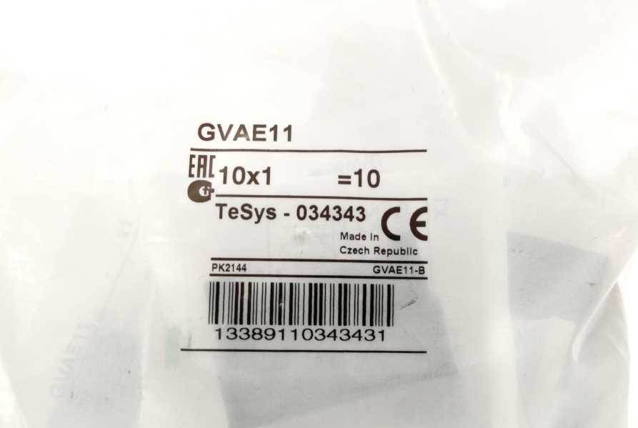 Schneider Electric GVAE11 Auxiliary Switch TeSys - 034343 10pcs