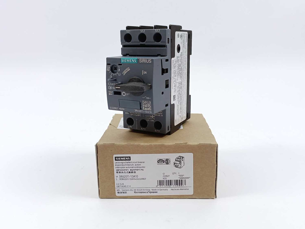 Siemens 3RV2011-1DA10 Circuit Breaker
