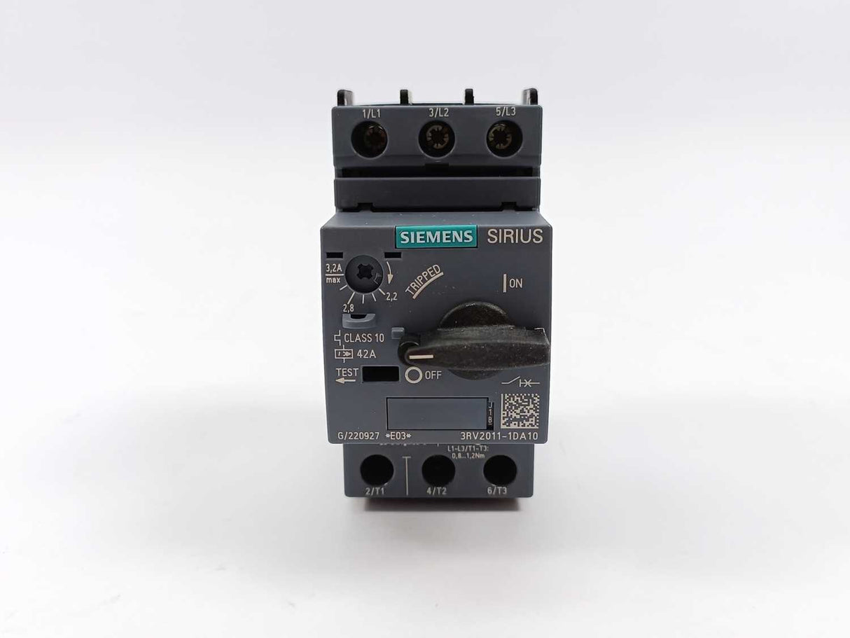 Siemens 3RV2011-1DA10 Circuit Breaker