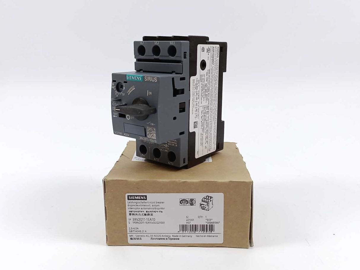 Siemens 3RV2011-1EA10 Circuit Breaker