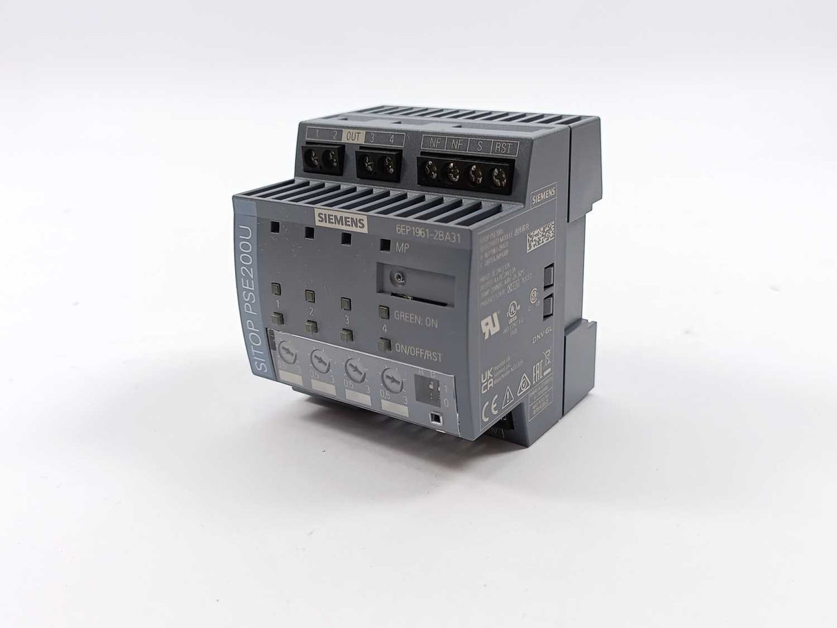 Siemens 6EP1961-2BA31 SITOP PSE200U 3A Selectivity Module