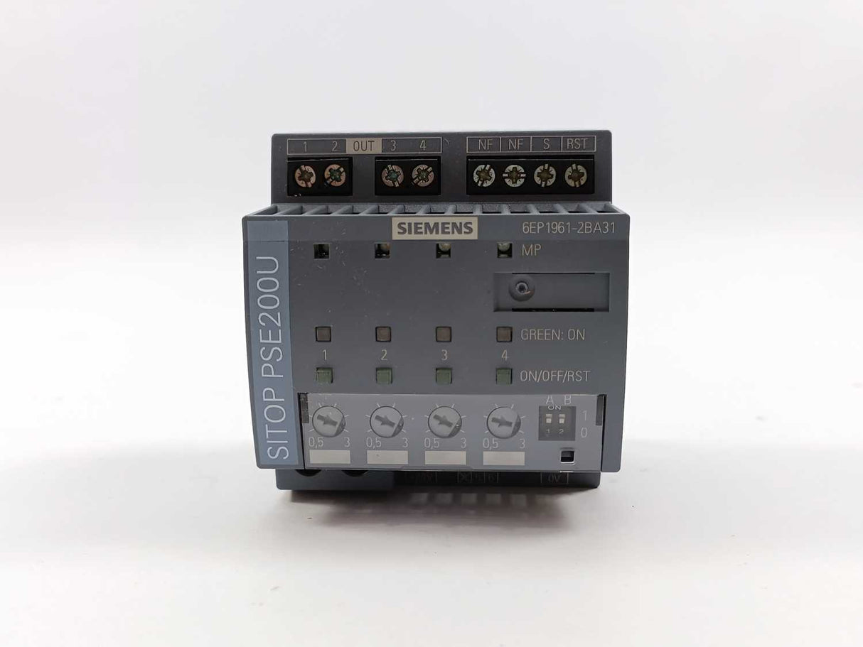 Siemens 6EP1961-2BA31 SITOP PSE200U 3A Selectivity Module
