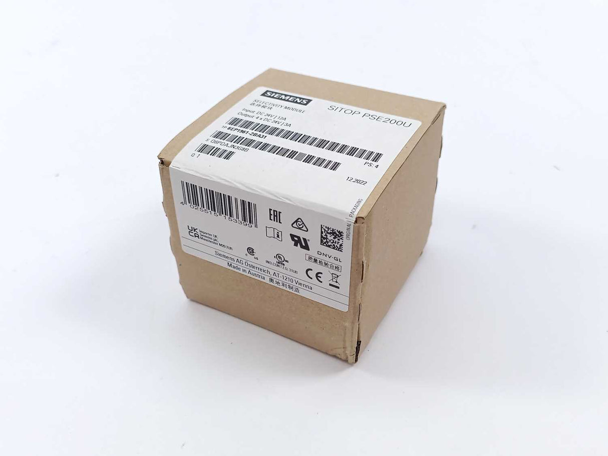 Siemens 6EP1961-2BA31 SITOP PSE200U 3A Selectivity Module