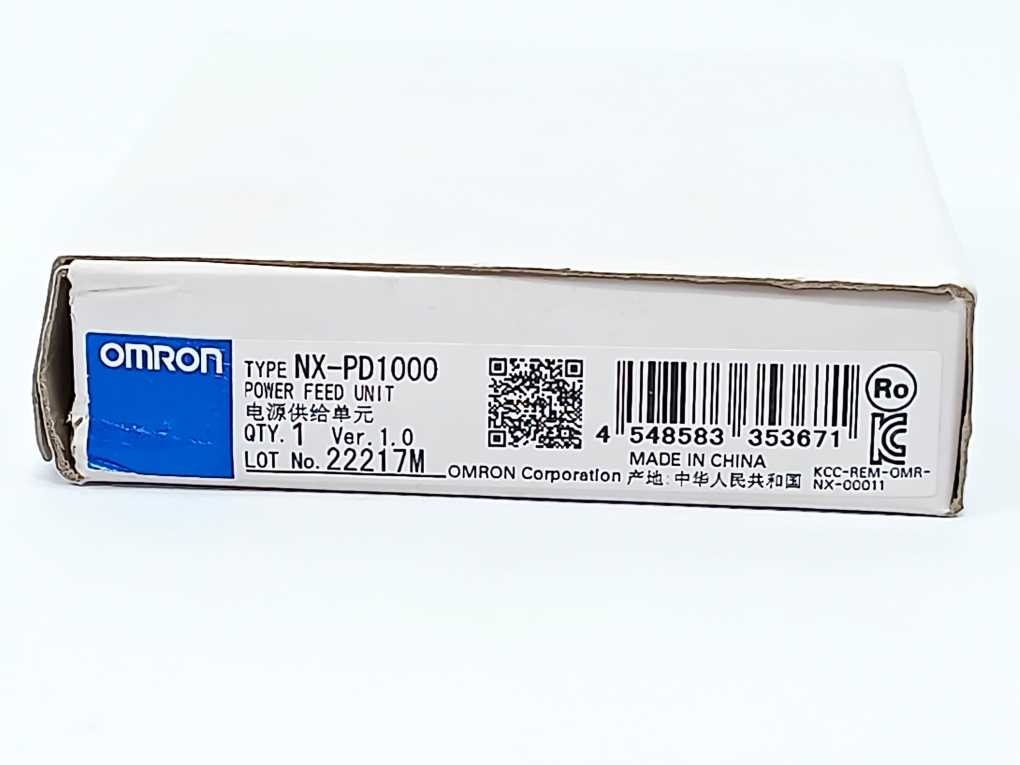 OMRON NX-PD1000 Power Feed Unit