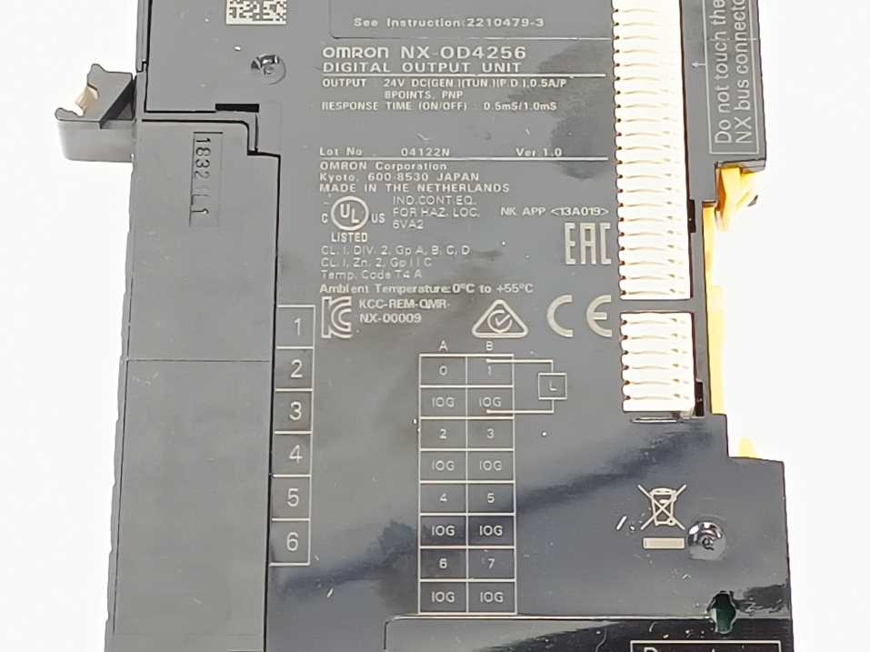 OMRON NX-OD4256 Digital Output Unit