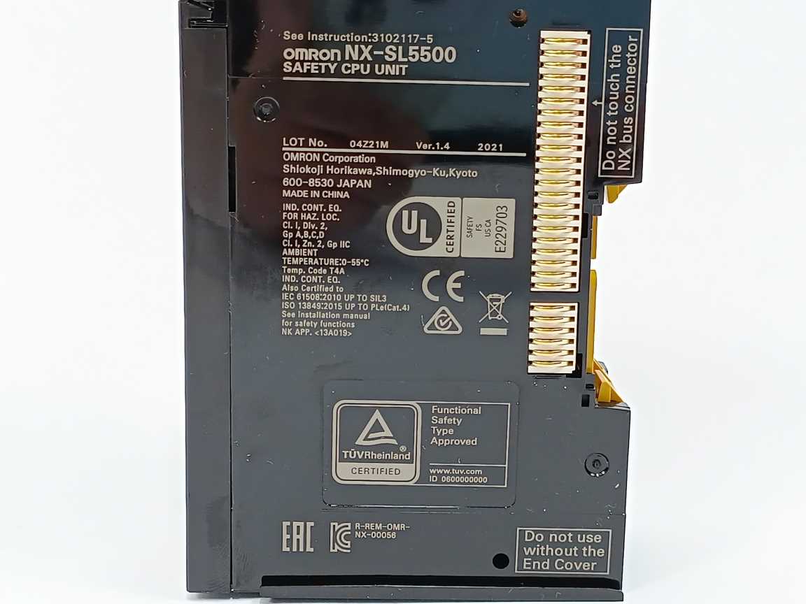 OMRON NX-SL5500 Safety CPU Unit