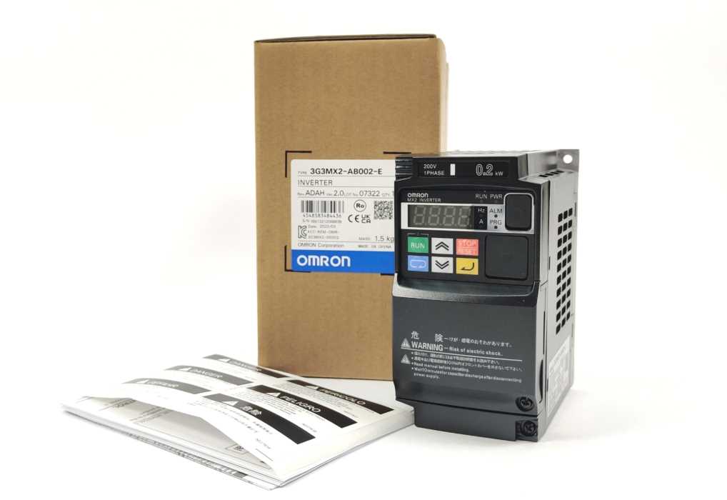 OMRON 3G3MX2-AB002-E MX2 Inverter Drive, New in box, we have 128 in stock
