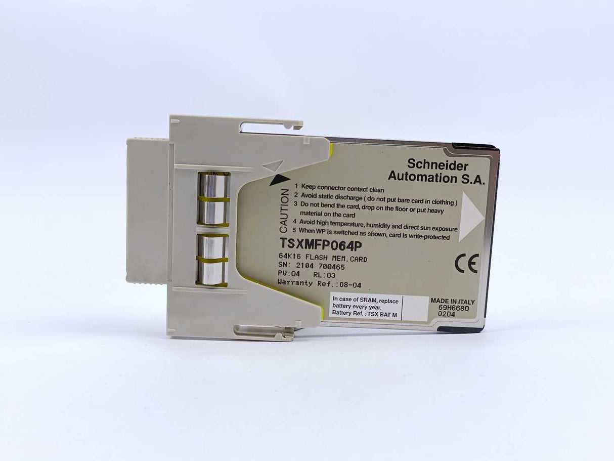 Schneider Electric TSXMFP064P 64K16 Flash Memory Card