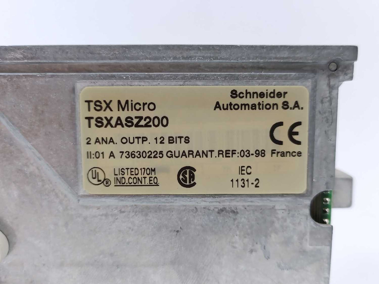 Schneider Automation TSXASZ200 TSX Micro 2 analogue output