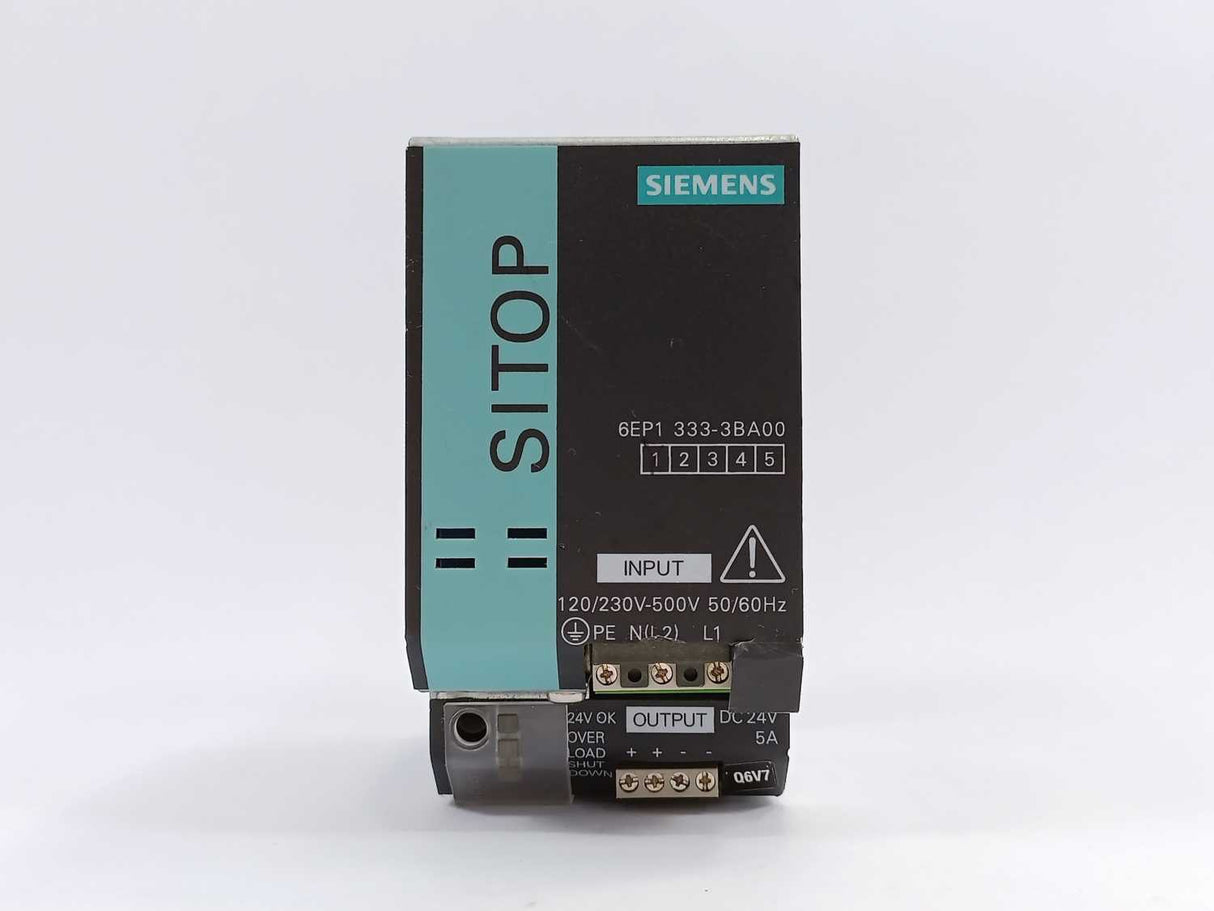 Siemens 6EP1333-3BA00 SITOP PSU200M Power Supply 24V/5A